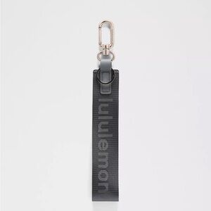 Lululemon Never Lost Keychain- Oil Grey/Black Night